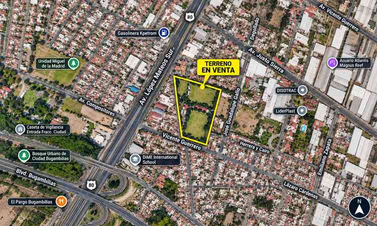 terreno en venta calle jose guadalupe gallo agua blanca habitacional zapopan jalisco pI9WUtg